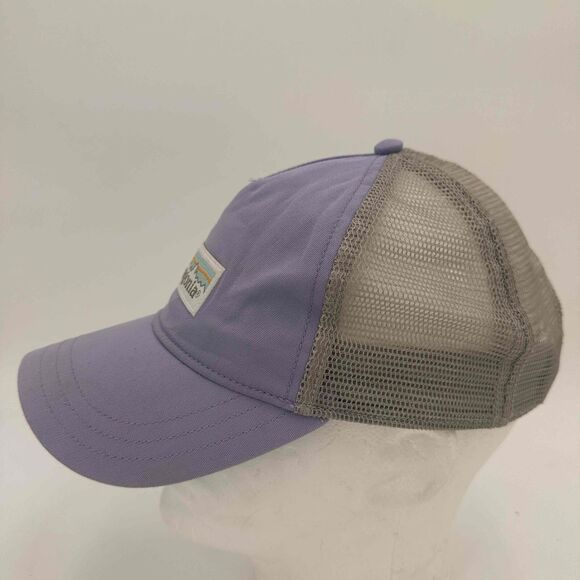 Patagonia Lavender Unisex Logo Patch Adjustable Strap Mesh Hat One Size - Picture 4 of 9